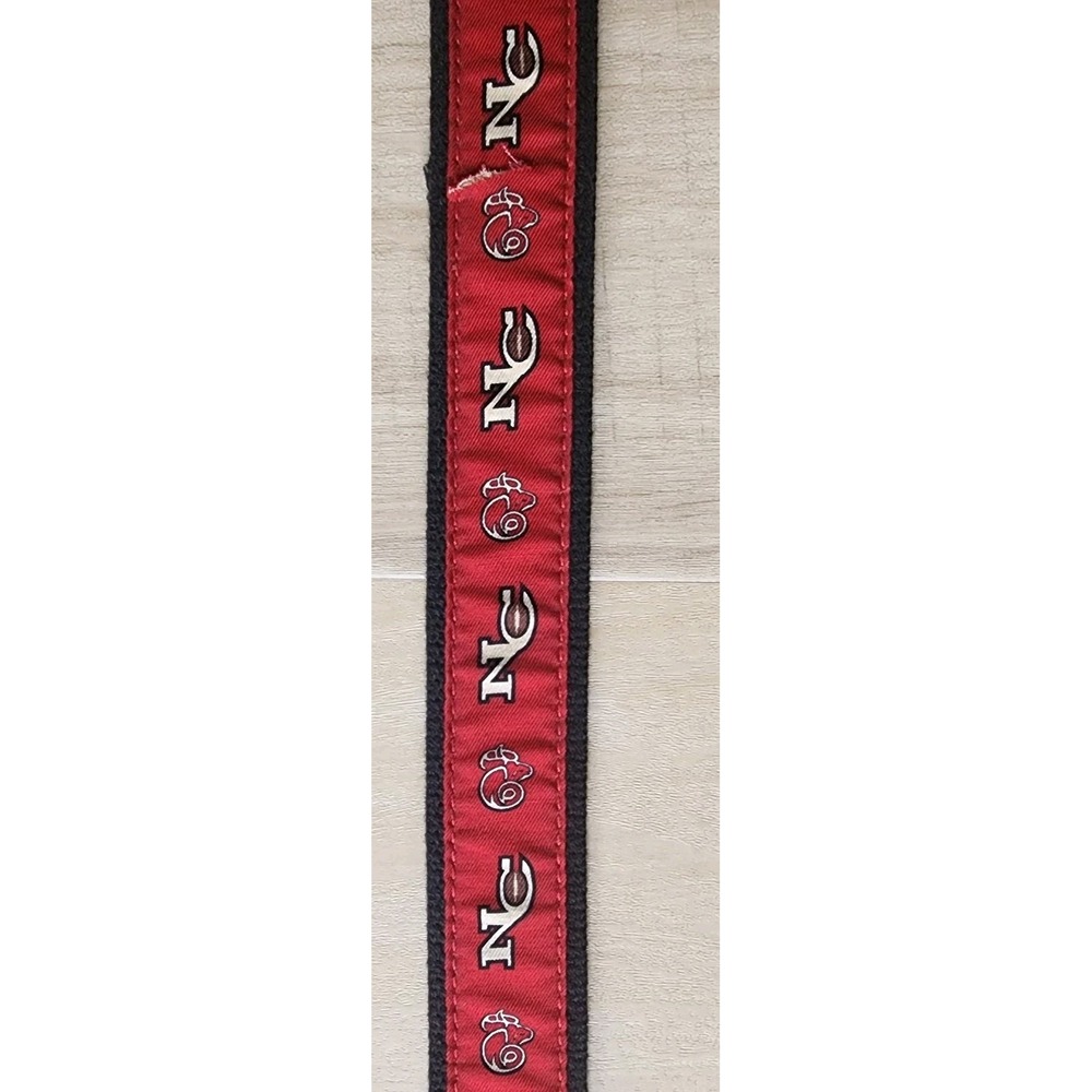 VINEYARD VINES BELT SIZE 30 NEW CANAAN FOOTBALL MENS LEATHER CANVAS HIGH SCHOOL - Picture 3 of 13